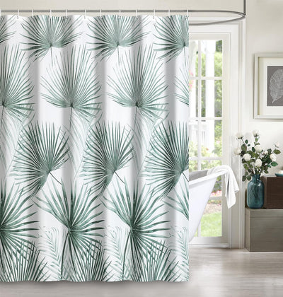 Shower Curtain Set with Hooks, Sunflower leaves Home Beyond & HB Design