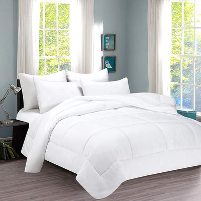 All Season Lightweight Down Alternative Comforter - White Home Beyond & HB Design