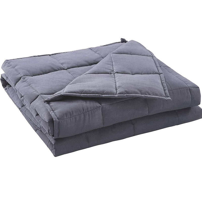 Home Beyond & HB design - Weighted Blanket (Grey, 5lbs, 36 x 48 Inch - Small Blanket for Kids) Home Beyond & HB Design