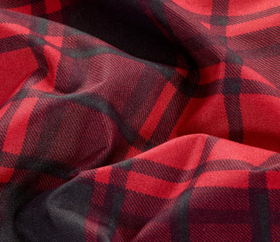 Duvet Cover Set, Red Plaid Home Beyond & HB Design