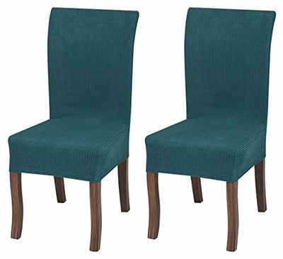 Dining Chair Stretch Slipcovers, Teal Home Beyond & HB Design