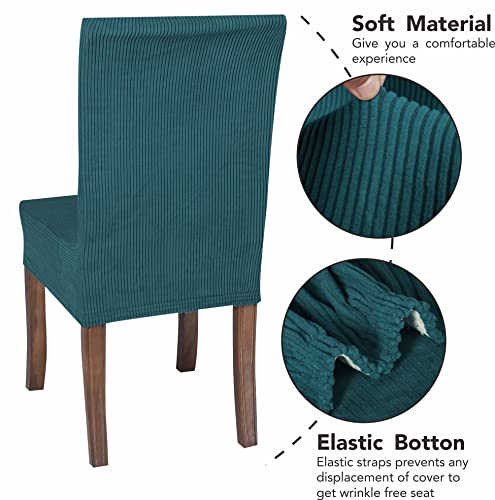 Dining Chair Stretch Slipcovers, Teal – Home Beyond HB Design
