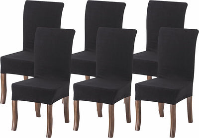 Dining Chair Stretch Slipcovers, Black Home Beyond & HB Design