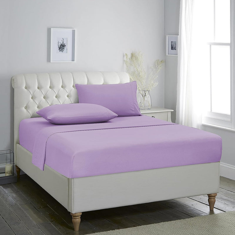 Solid Bedding Sheet Set with Deep Pocket, Purple Home Beyond & HB Design
