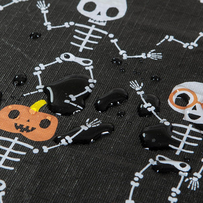 Vinyl Table Cloth with Flannel Back, Halloween Skeleton Home Beyond & HB Design