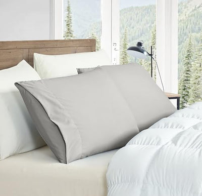 Premium Pillowcase Set, 2-Pack, Dark Grey Home Beyond & HB Design