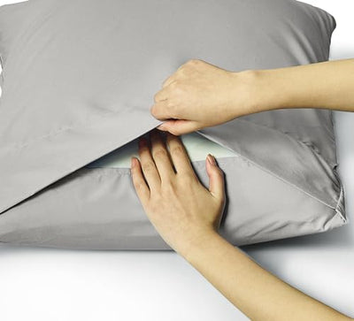 Premium Pillowcase Set, 2-Pack, Dark Grey Home Beyond & HB Design