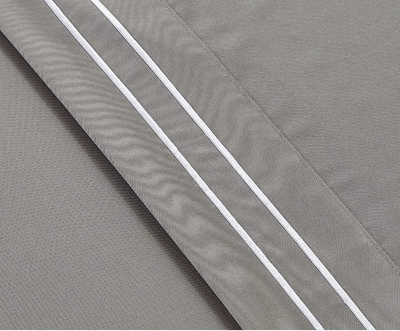 Embroidery Stripes, High Quality Bed Sheet Set, Grey Home Beyond & HB Design