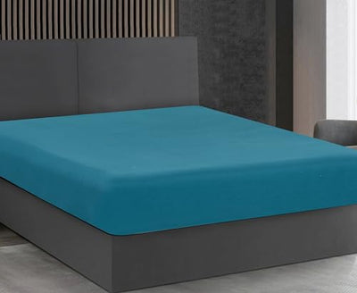 Premium Fitted Sheet, Teal Home Beyond & HB Design