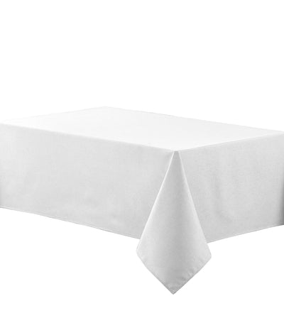 Waterproof Rectangular Polyester Tablecloth, White Home Beyond & HB Design