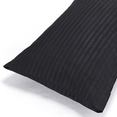 Embossed Pillowcase Set with Envelop Closure, 2-Pack , Black Home Beyond & HB Design