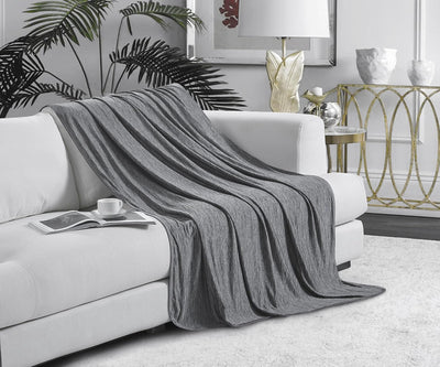 Cooling Blanket- Lightweight Breathable, Black Home Beyond & HB Design