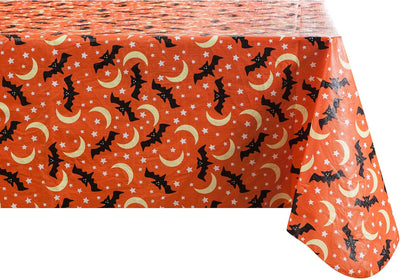 Vinyl Table Cloth with Flannel Back, Halloween Moon Home Beyond & HB Design