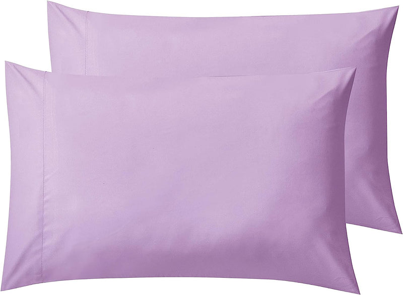 2-Pack Envelope Closure Pillowcase Set, Purple Home Beyond & HB Design