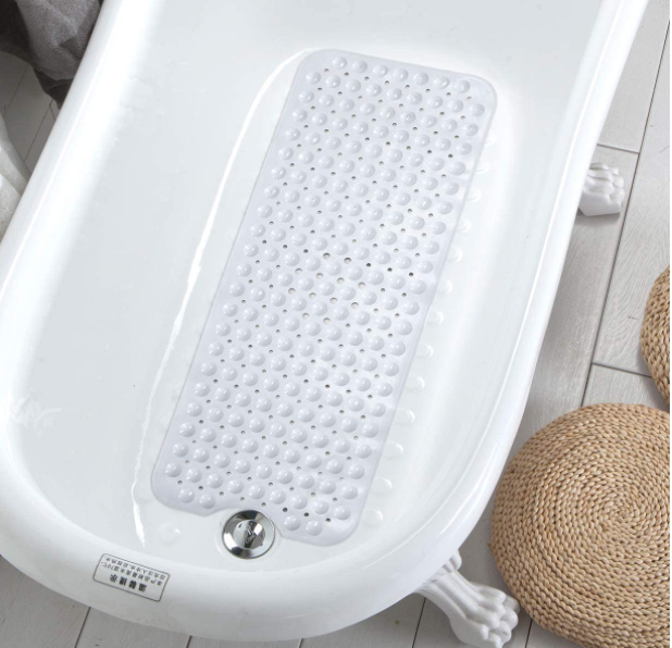 Non-Slip Bathtub Mat, 39.3 x 15.7-inch, white Home Beyond & HB Design