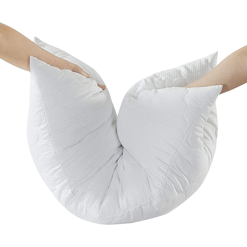 2-Pack Premium Quality Down Alternative Pillows Home Beyond & HB Design