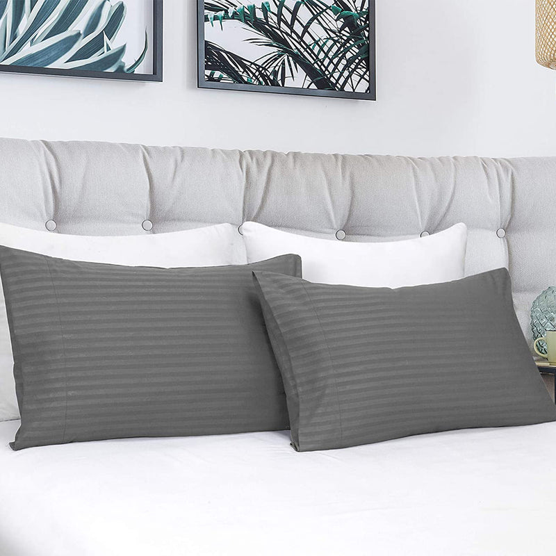 2-Pack Embossed Pillowcase Set with Envelop Closure Home Beyond & HB Design